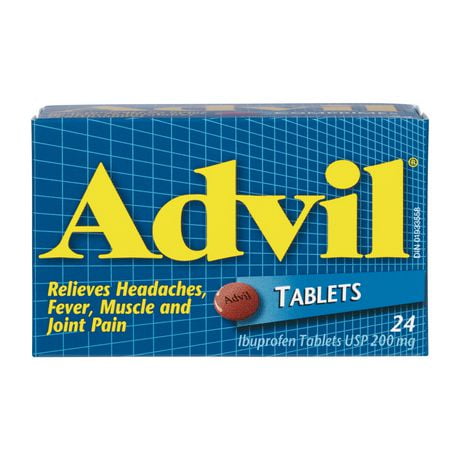 Advil Comprimés 24 Heures sur 24 24 x 200 mg d'ibuprofène