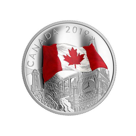 100 2½ x 2½ Coin Holder Flips Silver Canadian Maple Leaf Coin Storage Box RED 