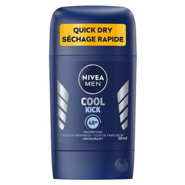NIVEA Men Cool Kick Deodorant Stick | Men’s Deodorant | 48H Deodorant for Odor and Sweat Protection | Suitable for all skin types | Dermatologically Tested, 50 mL