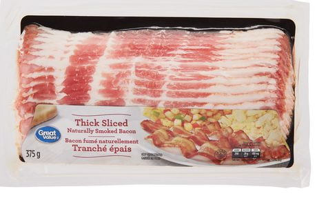 Great Value Thick Sliced Naturally Smoked Bacon 