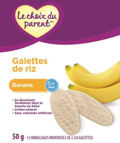Parent's Choice Banana Rice Rusks | Walmart Canada