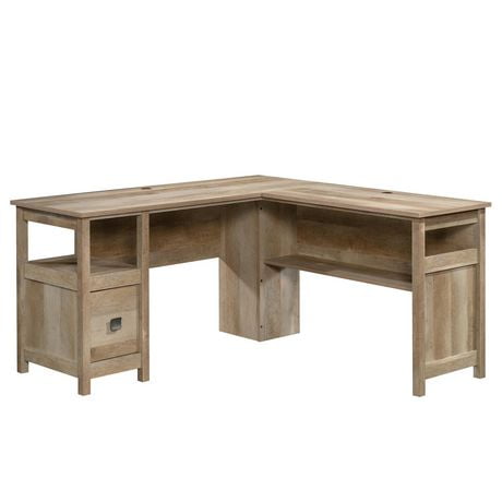 Sauder Cannery Bridge L-Desk, Lintel Oak, 422884