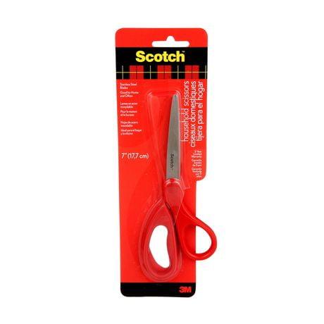 Scotch® Household Scissors 1408ESF, 1 Pair Per Pack