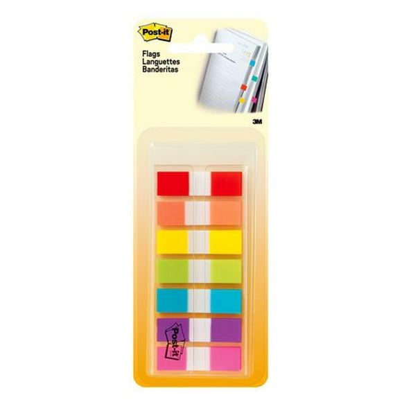 Post-it® Flags 683-7CF, Assorted Colours, 190 Flags Per Pack