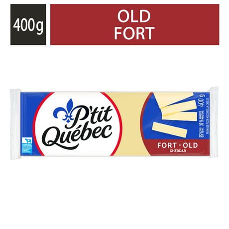 P'tit Québec Fromage Cheddar Blanc Vieilli 400g