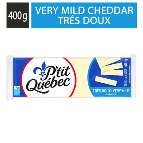 P’tit Québec Fromage cheddar très doux 400g