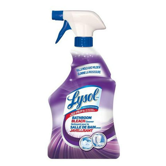 Nettoyant pour la salle de bain Lysol en vaporisateur, nettoyant pour la salle de bain avec javellisant, 950mL, élimine la moisissure 946 ml