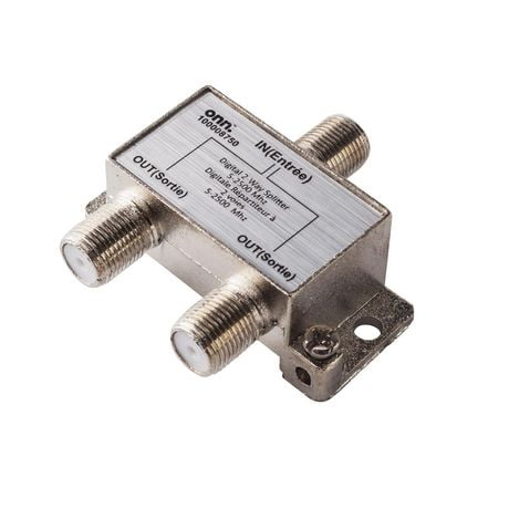 onn. Digital Coax 2-Way Splitter, Use 2 Coax Devices - Walmart.ca