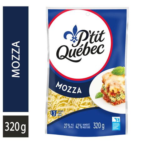 P'Tit Québec Fromage râpé Mozzarella 320g