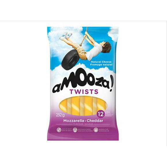 Amooza Mozza torsades de fromage Cheddar