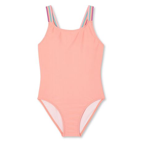 George Girls' Solid 1-Piece Swimsuit | Walmart Canada