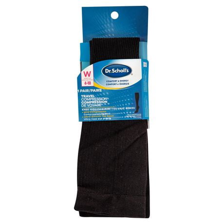 Dr. Scholl's - Travel Compression Knee High 1 Pair, Travel Compression - 1 Pair