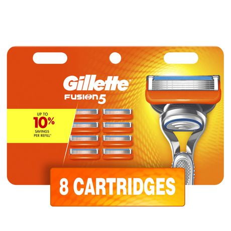 Gillette Fusion5 Men's Razor Blade Refills, 8 Blade Refills