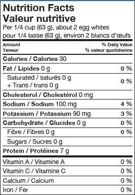 Burnbrae Farms Naturegg Simply Egg Whites Walmart Canada