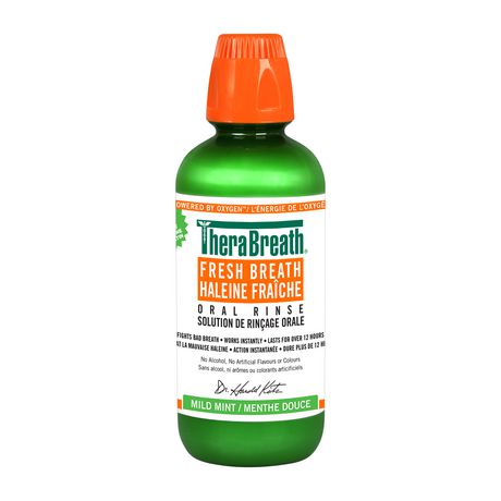 Therabreath dentist recommended fresh breath oral rinse