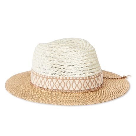 George Women's Straw Hat with Belt | Walmart Canada