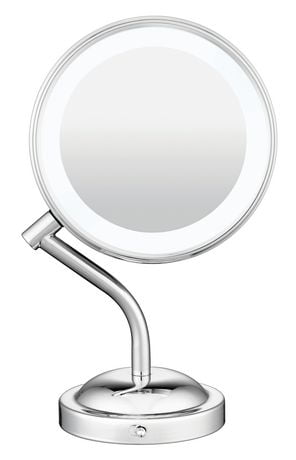 lighted conair mirror led walmart