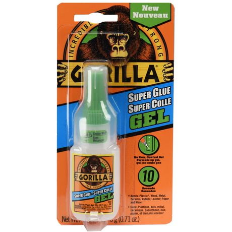  Gorilla Super Glue Gel XL, 25 Gram, Clear, (Pack of 6) &  Crystal Clear Repair Duct Tape, 1.88” x 18 yd, Clear, (Pack of 1) :  Industrial & Scientific