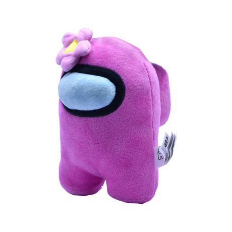 pink among us character plush