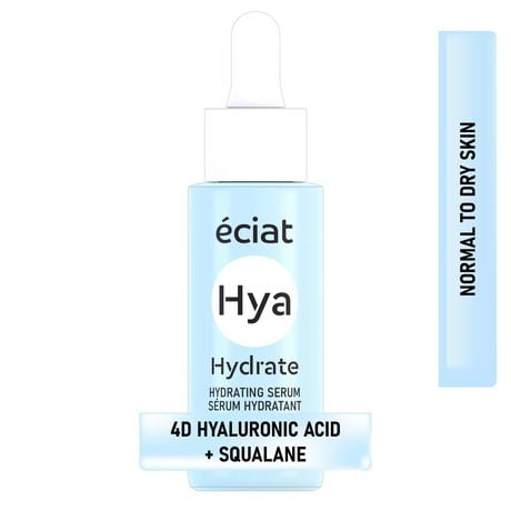 Eciat Hydrating Serum with 4D Hyaluronic Acid & Squalane | Moisturizing & Plumping | All Skin Types | Face & Neck 15 ml, 4D Hyaluronic Acid