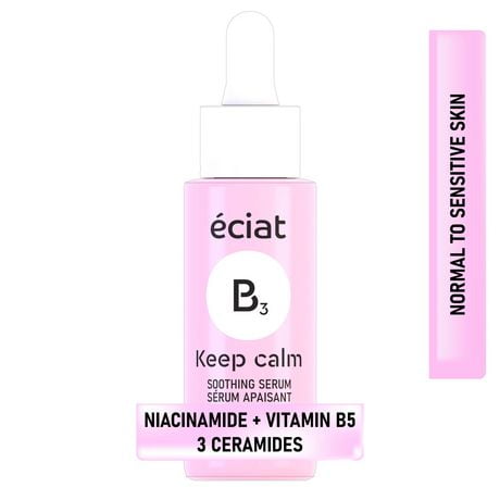 Eciat Soothing Niacinamide serum with 3 Ceramides + Vitamin B5| Calming & Comforting | All Skin Types | Face & Neck | Fragrance-Free 15 ml