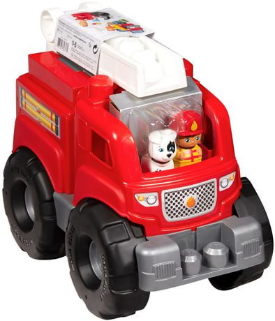 mega bloks fire truck rescue building set