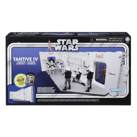 Star Wars The Vintage Collection Star Wars: A New Hope Tantive IV Hallway Playset, Rogue One: A Star Wars Story Rebel Fleet Trooper Figure