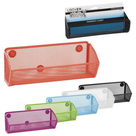 Magnetic Mesh 2 Section Caddy, 3 Pack