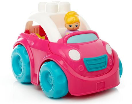 mega bloks pink car