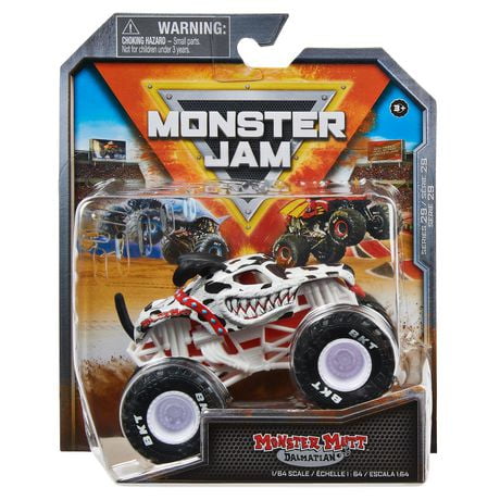 Monster Jam, Official Monster Mutt Dalmatian Monster Truck, Die-Cast ...