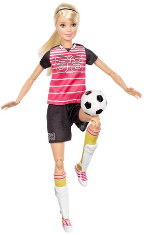 barbie made to move soccer doll
