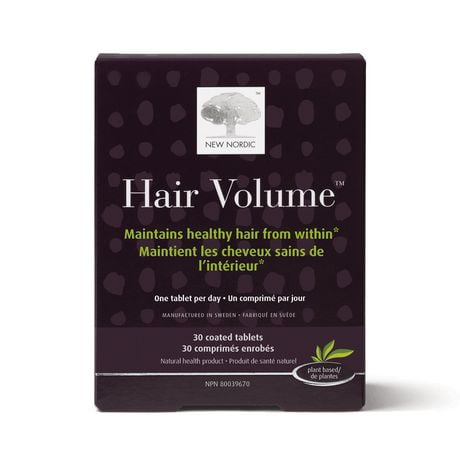 New Nordic Hair Volume - 30 tablets, Reduces hair shedding