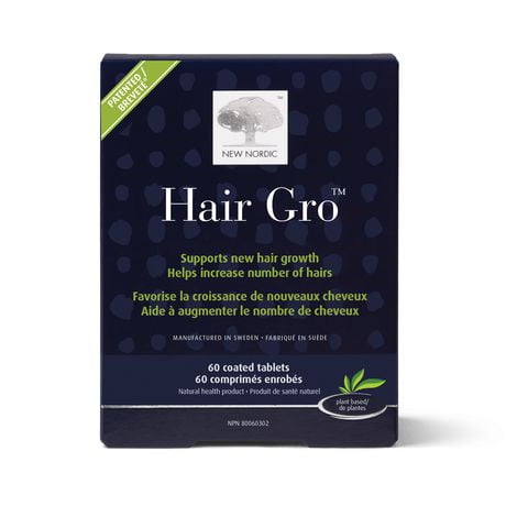 New Nordic Hair Gro - 60 comprimés Pour la croissance capillaire