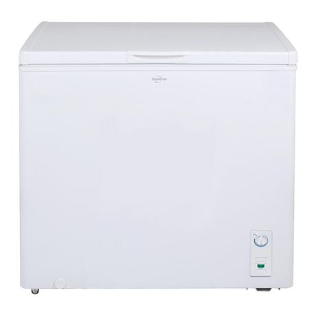 Koolatron 7.0 cu ft Large Chest Freezer, Manual Defrost chest freezer (195L), White