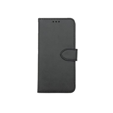Faux Leather Folio Case avec TPU Gelskin iPhone 14/13 noir