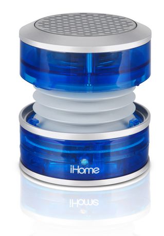 IHome Crystal Rechargeable Mini Speaker Blue Walmart Canada   773972 