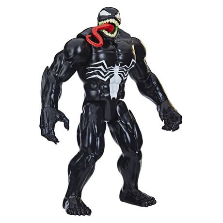 Marvel Spider-Man Titan Hero Series Deluxe Venom Toy 12-Inch-Scale Collectible Action Figure, Toys for Kids Ages 4 and Up