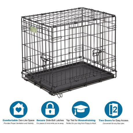 midwest icrate double door dog crate