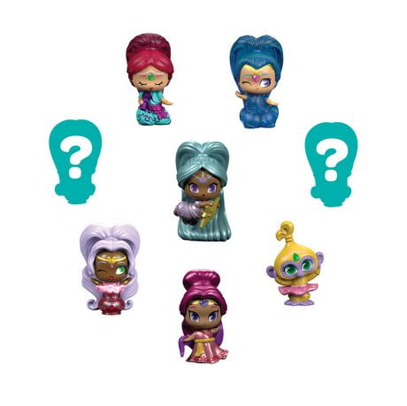 Fisher-Price Shimmer and Shine Teenie Genies Series 1 Genie 8-Pack #3 ...