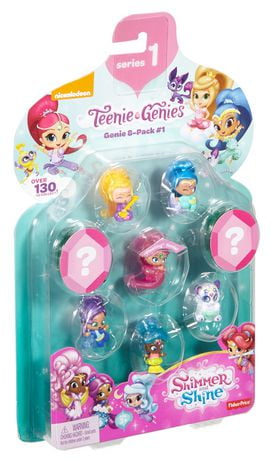 Fisher-Price Shimmer and Shine Teenie Genies Series 1 Genie 8-Pack #1 ...