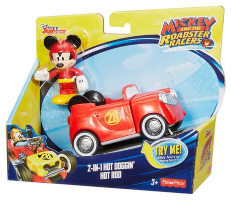 Fisher-Price Disney Mickey And The Roadster Racers - 2-in-1 Hot Doggin ...