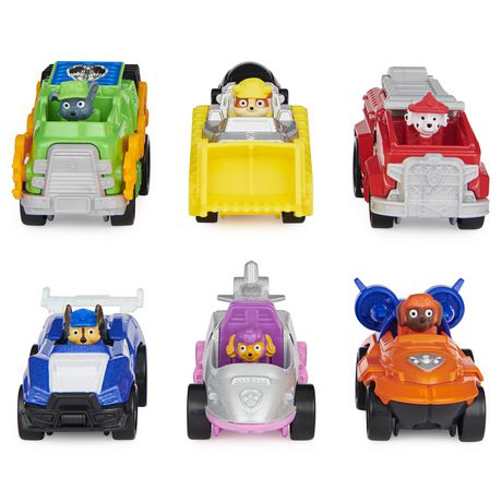 paw patrol true metal superpaws diecast vehicles gift set