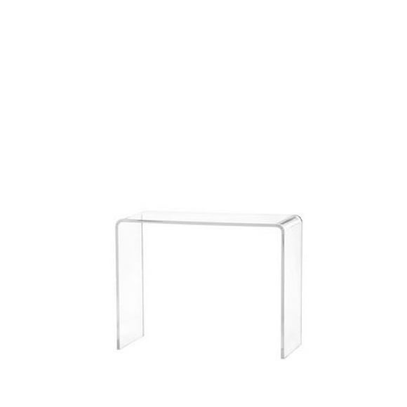 Acrylic Medium Console Table, Modern console made of 15 mm acrylic clear finish