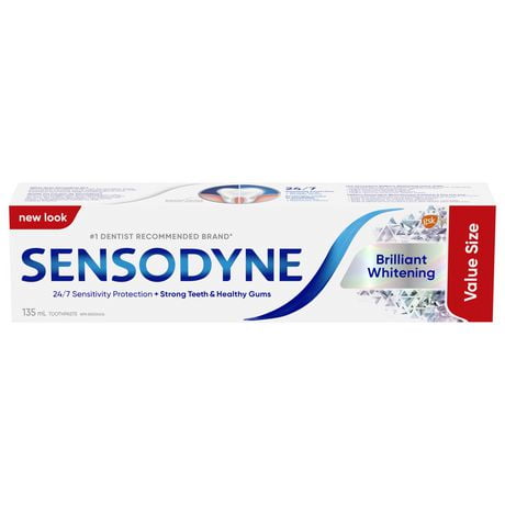 Sensodyne Brilliant Whitening Sensitive Toothpaste, Value Size ...