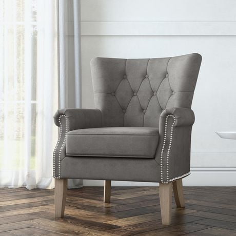 better homes and gardens rolled arm accent chair