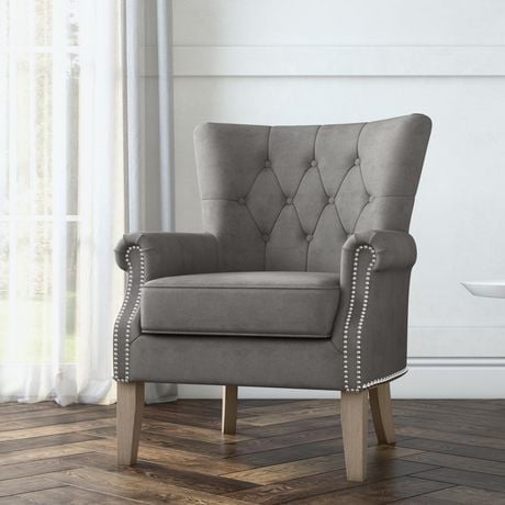 Better Homes & Gardens Accent Chair, Living Room & Home Office, Beige