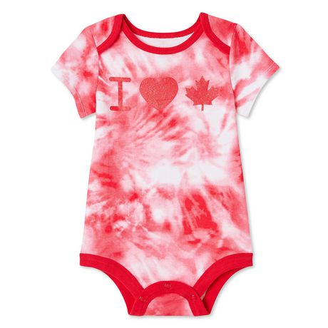 George Baby Girls' Short Sleeve Canada Bodysuit | Walmart Canada