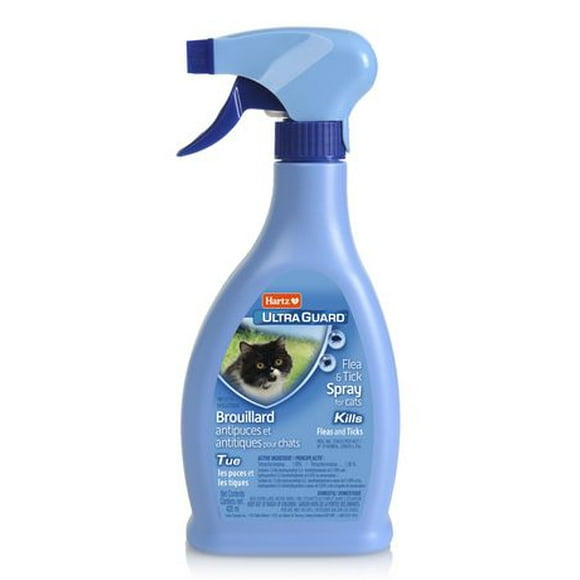 Hartz  Ultra Guard Flea & Tick Cat Spray 428ml, Flea & Tick Spray for Cats