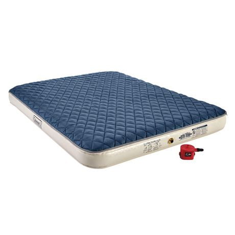 Coleman Airbed Queen Mattress with Topper and 4D Pump