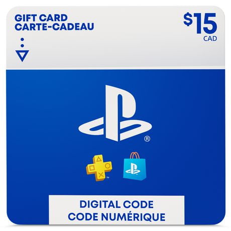 Sony Playstation $15 Gift Card (Code Numérique)